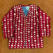 Load image into Gallery viewer, Traditional Handmade Unisex Coat With Metal Motifs Work