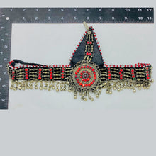 Load image into Gallery viewer, Traditional Tribal Red Stones Matha Patti