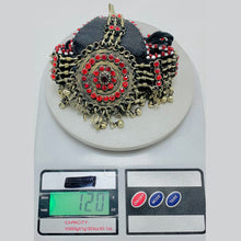 Load image into Gallery viewer, Traditional Tribal Red Stones Matha Patti