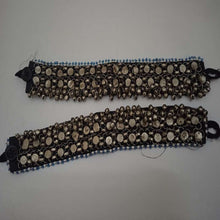Load image into Gallery viewer, Tribal Anklet Pair With Silver Bells