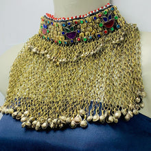 Load image into Gallery viewer, Tribal Antique Statement Collar Choker Necklace