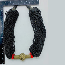 Load image into Gallery viewer, Tribal Black Beaded Layered Necklace