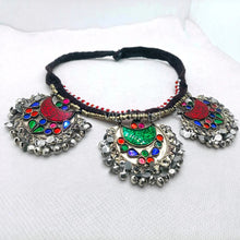 Load image into Gallery viewer, Tribal Chand Bali Kuchi Choker Necklace