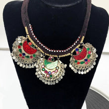 Load image into Gallery viewer, Tribal Chand Bali Kuchi Choker Necklace