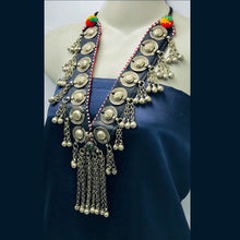 Load image into Gallery viewer, Tribal Gypsy Long Bells Nomadic Necklace