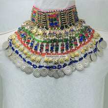 Load image into Gallery viewer, Tribal Handmade Ethnic Choker Necklace