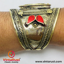 Load image into Gallery viewer, Tribal Kuchi Antique Handmade Boho Cuff Bracelet