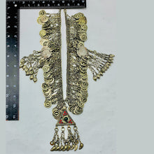 Load image into Gallery viewer, Tribal Kuchi Necklace With Dangling Tassels
