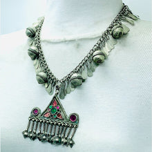 Load image into Gallery viewer, Tribal Long Pendant Necklace With Bells