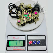 Load image into Gallery viewer, Tribal Long Pendant Necklace With Bells