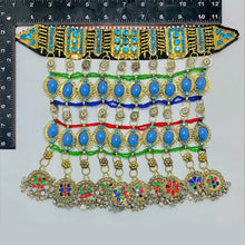 Load image into Gallery viewer, Tribal Oversized Necklace With Dangling Pendants