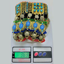 Load image into Gallery viewer, Tribal Oversized Necklace With Dangling Pendants