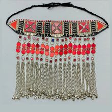 Load image into Gallery viewer, Tribal Red Stone Choker Necklace