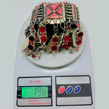 Load image into Gallery viewer, Tribal Red Stone Choker Necklace