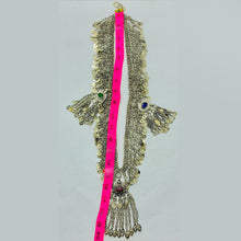 Load image into Gallery viewer, Tribal Silver Kuchi Belly Belt With Dangling Tassels