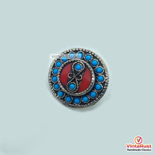 Load image into Gallery viewer, Tribal Turquoise Beads Adjustable Ring