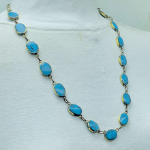 Load image into Gallery viewer, Bohemian Tribal Turquoise Gemstone Necklace