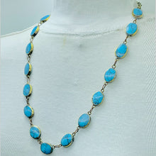 Load image into Gallery viewer, Bohemian Tribal Turquoise Gemstone Necklace