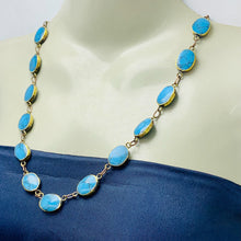 Load image into Gallery viewer, Bohemian Tribal Turquoise Gemstone Necklace