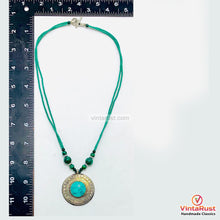 Load image into Gallery viewer, Turquoise Beaded Light Weight Pendant Necklace