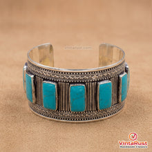 Load image into Gallery viewer, Turquoise Stone Handmade Tribal Ethnic Bracelet