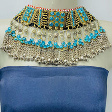 Load image into Gallery viewer, Turquoise Stones Handmade Choker Necklace