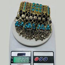 Load image into Gallery viewer, Turquoise Stones Handmade Choker Necklace