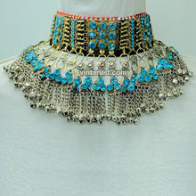 Load image into Gallery viewer, Turquoise Stones Handmade Choker Necklace