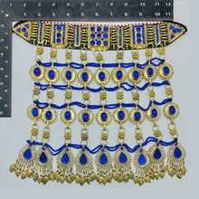 Load image into Gallery viewer, Unique Blue Stones Oversized Necklace