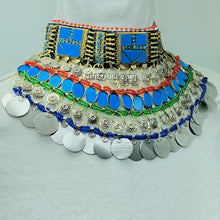 Load image into Gallery viewer, Unique Turquoise Stones Collar Choker Necklace