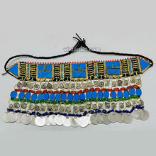 Load image into Gallery viewer, Unique Turquoise Stones Collar Choker Necklace