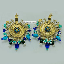 Load image into Gallery viewer, Unique Multicolor Big Massive Hasli Earrings