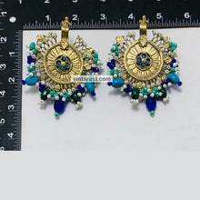 Load image into Gallery viewer, Unique Multicolor Big Massive Hasli Earrings