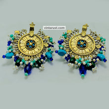 Load image into Gallery viewer, Unique Multicolor Big Massive Hasli Earrings