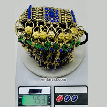 Load image into Gallery viewer, Unique Oversized Blue Stones Choker Necklace