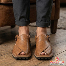 Load image into Gallery viewer, Unique Stylish Handmade Peshawari Men's Chappal