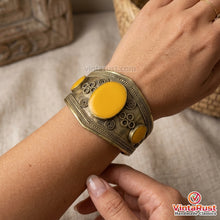 Load image into Gallery viewer, Vintage Silver Kuchi Tribal Cuff Bracelet