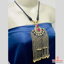 Load image into Gallery viewer, Vintage Afghani Tribal Tassel Pendant Necklace