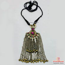 Load image into Gallery viewer, Vintage Afghani Tribal Tassel Pendant Necklace