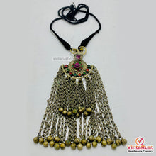 Load image into Gallery viewer, Vintage Afghani Tribal Tassel Pendant Necklace
