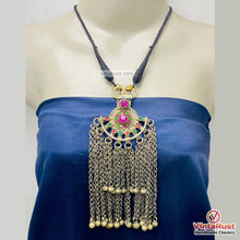 Load image into Gallery viewer, Vintage Afghani Tribal Tassel Pendant Necklace