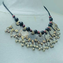 Load image into Gallery viewer, Vintage Beaded and Coins Choker Necklace