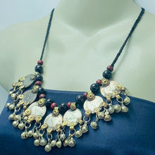 Load image into Gallery viewer, Vintage Beaded and Coins Choker Necklace