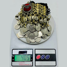 Load image into Gallery viewer, Vintage Belly Dance Belt With Dangling Coins