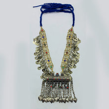 Load image into Gallery viewer, Vintage Big Pendant Necklace With Dangling Tassels