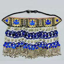 Load image into Gallery viewer, Vintage Blue Stone Layered Choker Necklace
