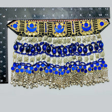 Load image into Gallery viewer, Vintage Blue Stone Layered Choker Necklace