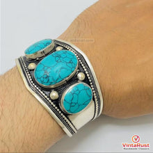 Load image into Gallery viewer, Vintage Bohemian Stone Cuff Bracelet