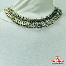 Load image into Gallery viewer, Vintage Boho Statement Silver Choker Necklace