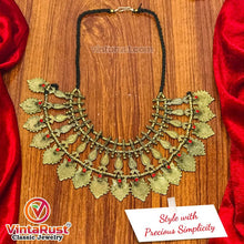 Load image into Gallery viewer, Vintage Coins and Metal Spikes Choker Necklace